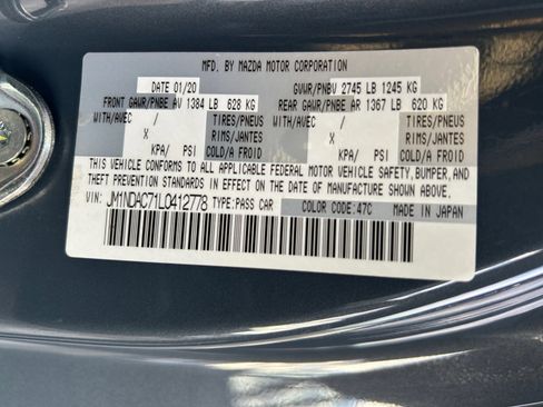 Used 2020 MAZDA MX-5 Miata Club w/ Brembo/BBS Recaro Package image 28