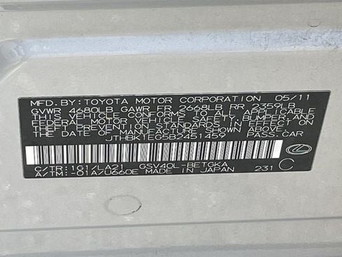 Used 2011 Lexus ES 350 FWD image 27