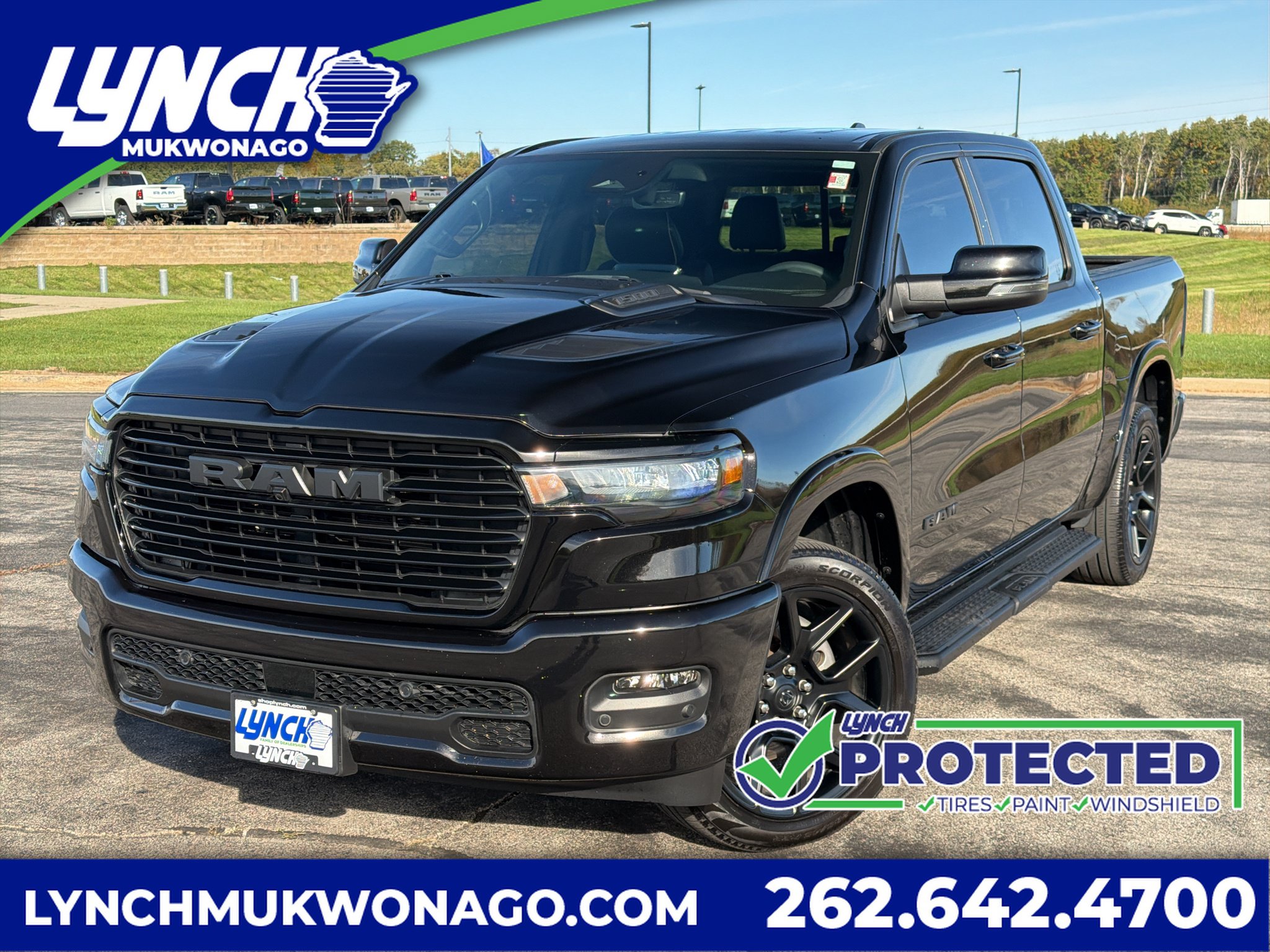 Used 2025 RAM 1500 Laramie w/ Night Edition AWD/4WD image 1