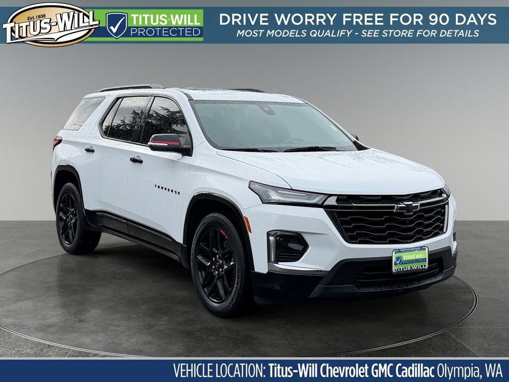 Certified 2023 Chevrolet Traverse Premier w/ Redline Edition AWD/4WD image 1