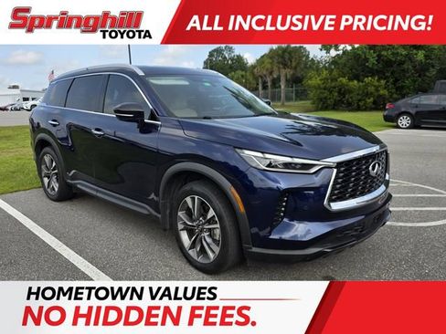 Used 2023 INFINITI QX60 Luxe w/ Cargo Package FWD image 1