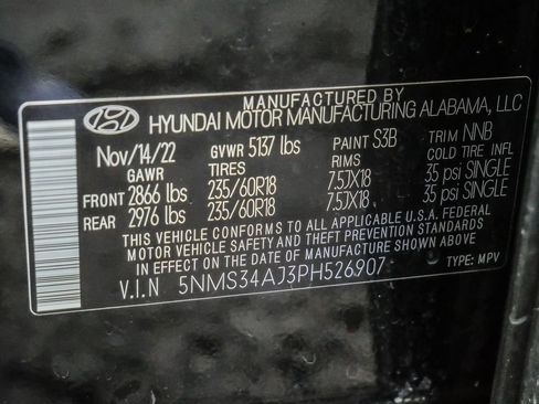 Used 2023 Hyundai Santa Fe SEL w/ Premium Package FWD image 37
