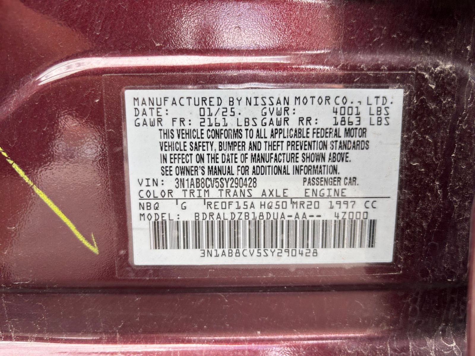 Used 2025 Nissan Sentra SV FWD image 27