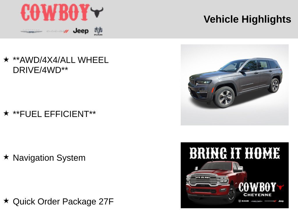 Used 2024 Jeep Grand Cherokee Limited 4xe AWD/4WD image 5