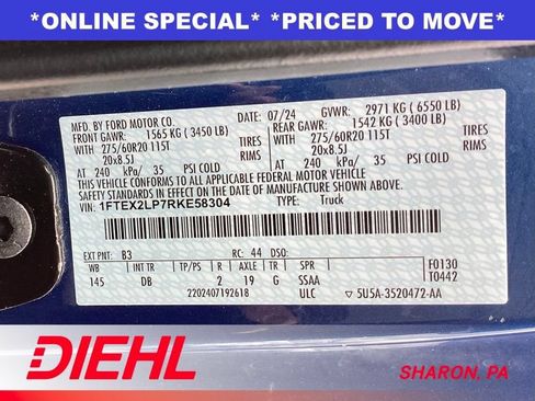 Used 2024 Ford F150 STX AWD/4WD image 21