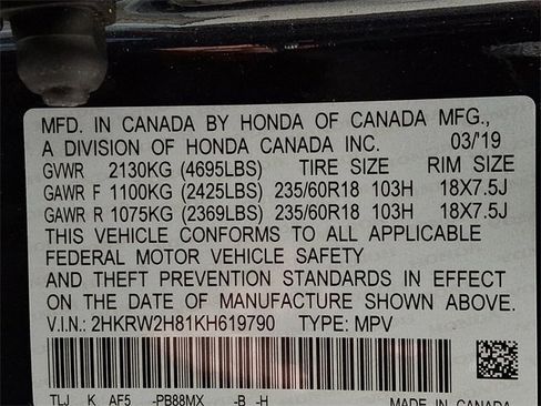 Used 2019 Honda CR-V EX-L image 27