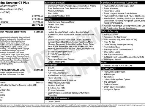 Used 2026 Dodge Durango GT AWD/4WD image 2
