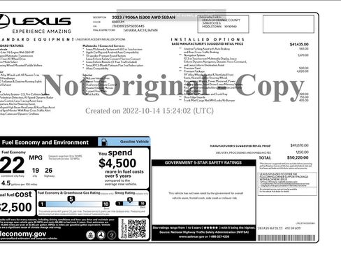 Used 2023 Lexus IS 300 AWD w/ Premium Package image 31