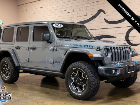 Used 2023 Jeep Wrangler Unlimited Rubicon 4xe w/ Cold Weather Group image 1