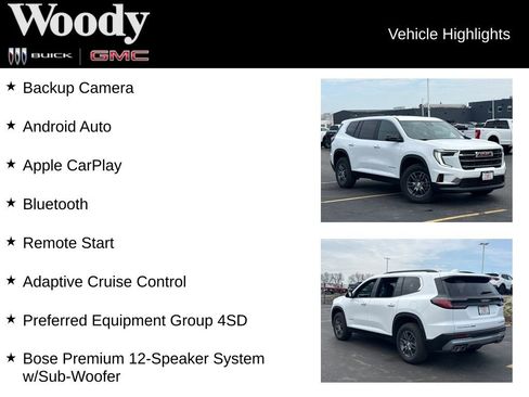 New 2026 GMC Acadia Elevation AWD/4WD image 3