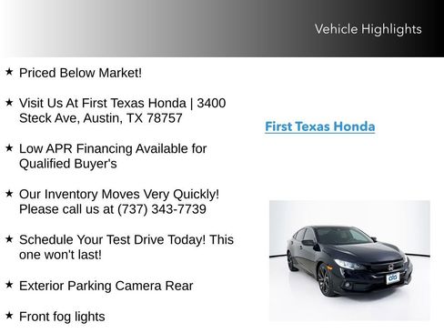 Used 2020 Honda Civic Sport image 10