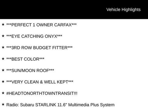 Certified 2023 Subaru Ascent Onyx Edition AWD/4WD image 7