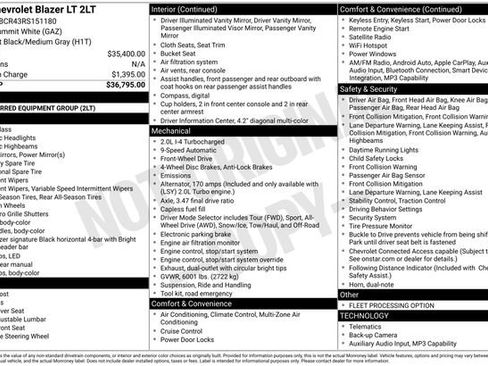 Used 2024 Chevrolet Blazer LT image 4