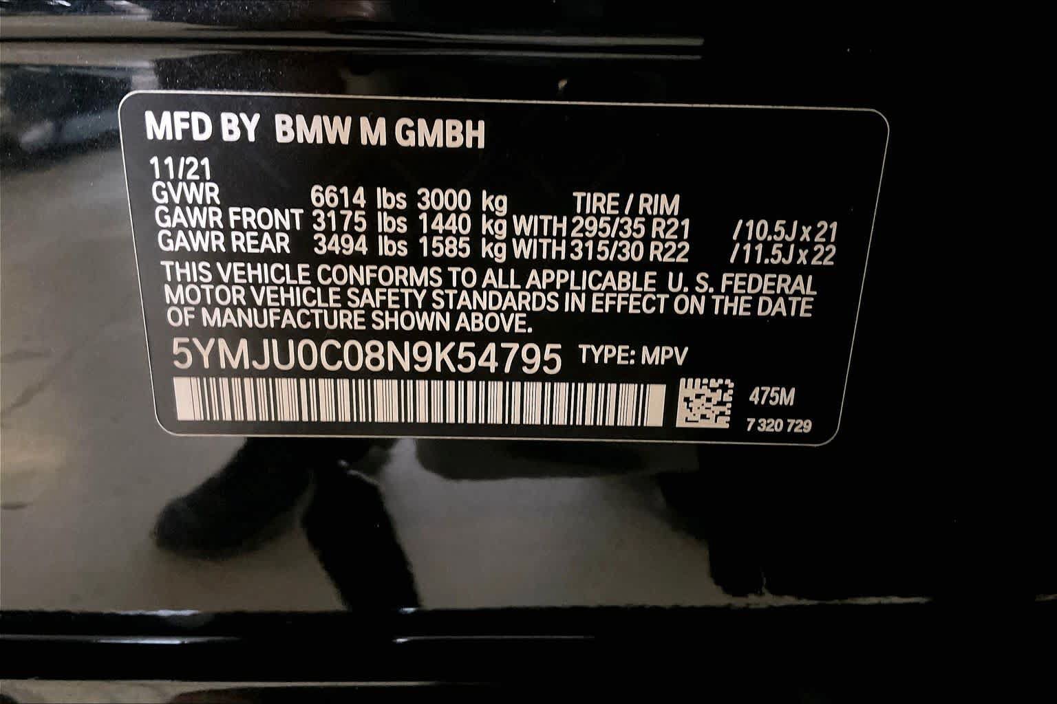 Used 2022 BMW X5 M w/ Competition Package 2 AWD/4WD image 32