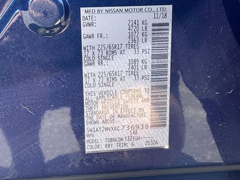 Used 2019 Nissan Rogue SV AWD/4WD image 38