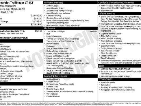 New 2026 Chevrolet TrailBlazer LT w/ Driver Confidence Package image 8