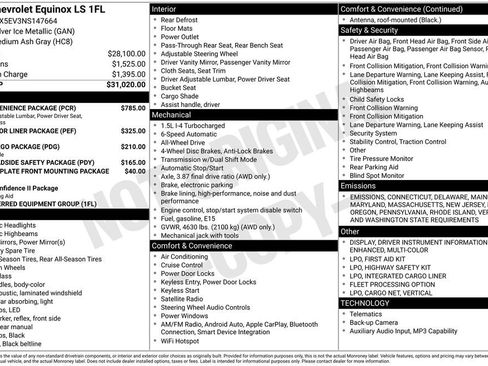 Used 2022 Chevrolet Equinox LS w/ LS Convenience Package image 6