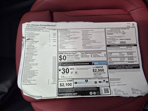New 2026 BMW 430i w/ M Sport Package RWD image 17