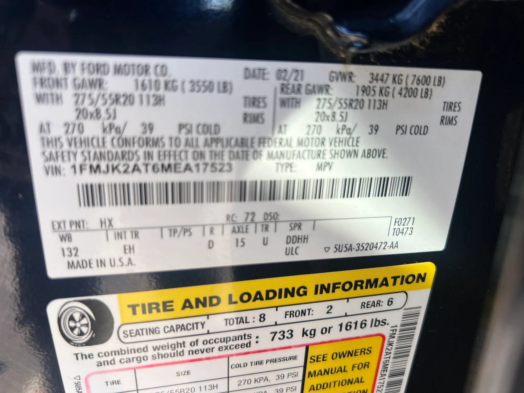 Used 2021 Ford Expedition Max Limited AWD/4WD image 35