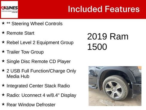 Used 2019 RAM 1500 Sport w/ Level 2 Equipment Group AWD/4WD image 5