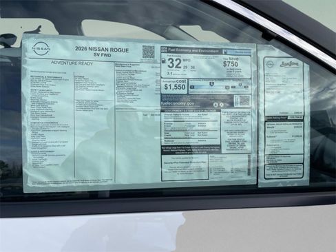 New 2026 Nissan Rogue SV w/ SV Premium Package FWD image 12