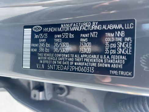 Used 2023 Hyundai Santa Cruz Limited w/ Cargo Package image 21