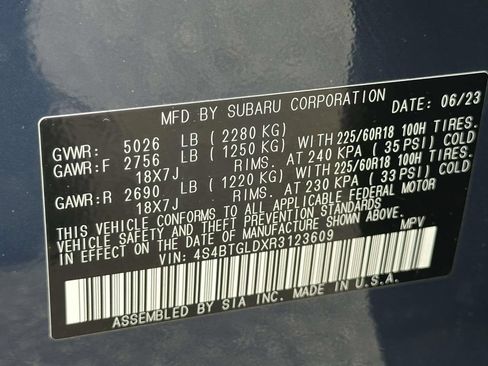 Certified 2024 Subaru Outback Onyx Edition XT AWD/4WD image 13
