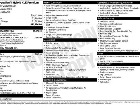 Certified 2024 Toyota RAV4 XLE Premium w/ Weather Package AWD/4WD image 35