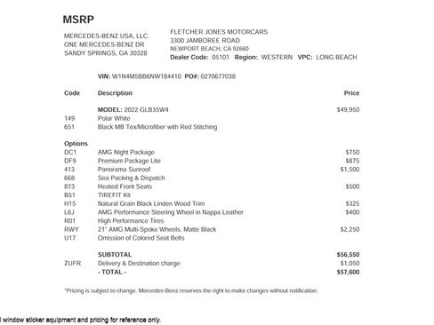 Used 2022 Mercedes-Benz GLB 35 AMG 4MATIC image 26