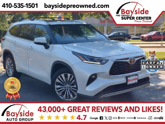 Certified 2020 Toyota Highlander Platinum AWD/4WD image 1