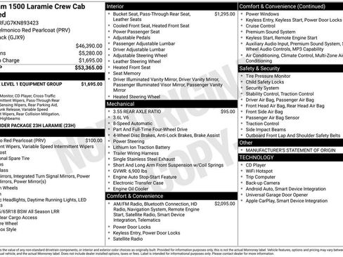 Used 2019 RAM 1500 Laramie AWD/4WD image 31