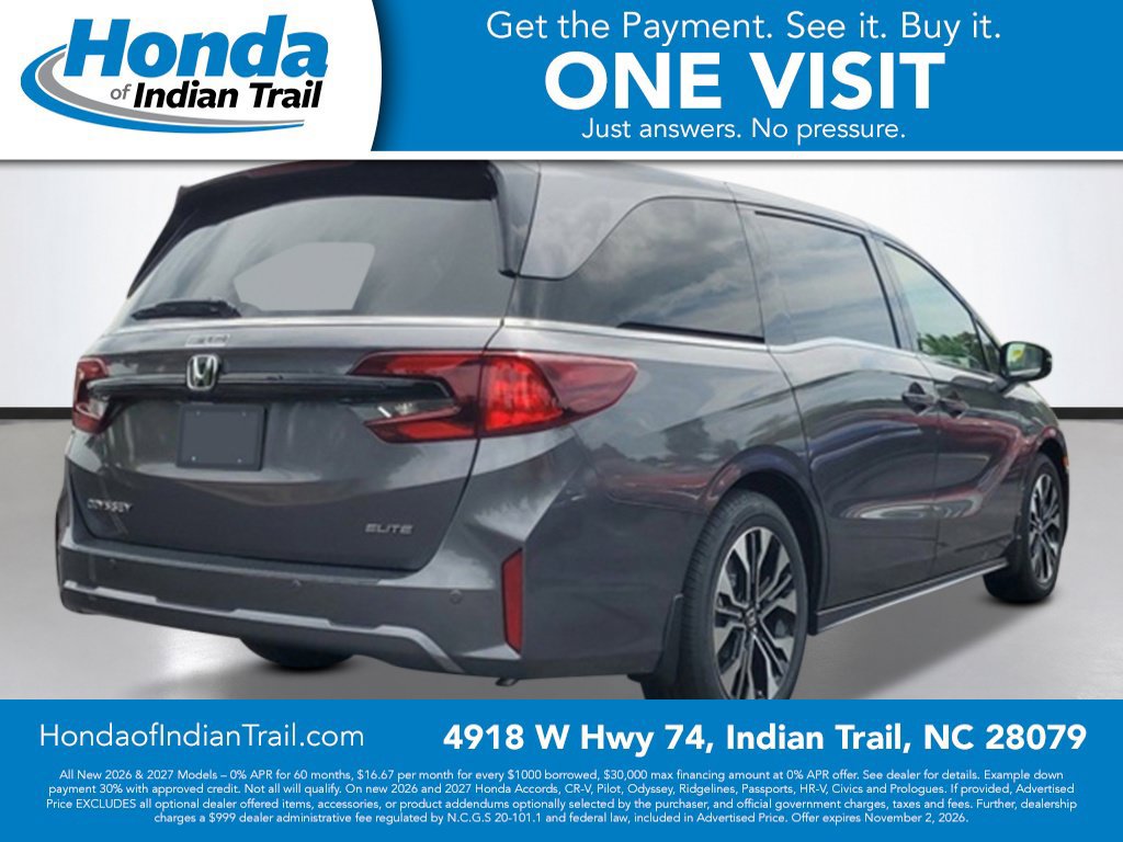 New 2026 Honda Odyssey Elite image 2