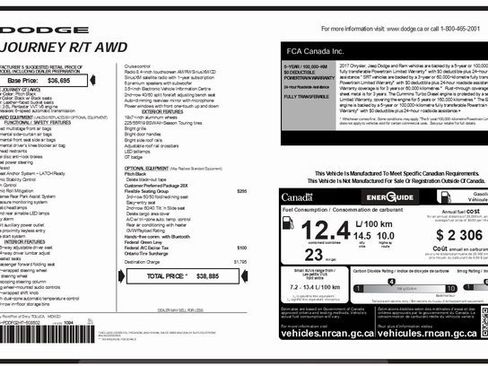 Used 2017 Dodge Journey GT w/ Flexible Seating Group image 24