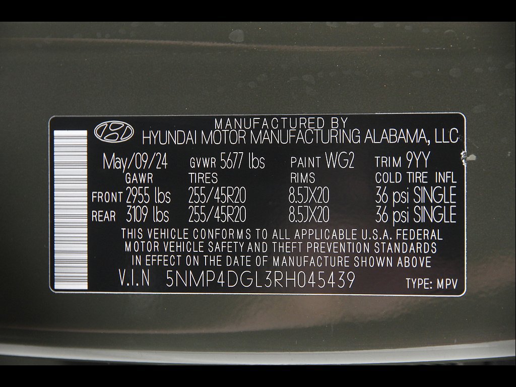 Certified 2024 Hyundai Santa Fe Limited AWD/4WD image 23