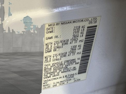 Used 2018 Nissan Murano SL w/ Moonroof Package image 24