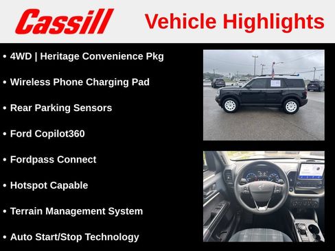 Used 2024 Ford Bronco Sport Heritage w/ Heritage Convenience Package AWD/4WD image 7