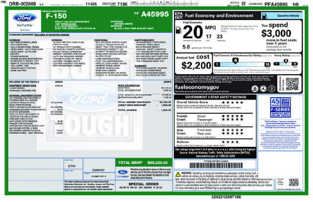 Certified 2023 Ford F150 Lariat w/ Equipment Group 502A High AWD/4WD image 16
