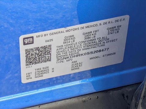 New 2025 Chevrolet Blazer EV RS image 16