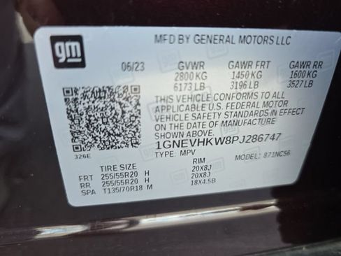Used 2023 Chevrolet Traverse LT w/ LT Premium Package AWD/4WD image 30