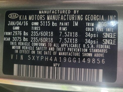 Used 2016 Kia Sorento EX FWD image 33