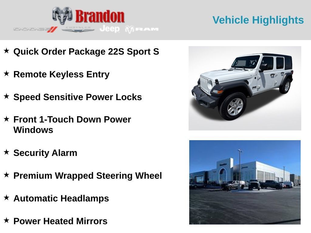 Used 2023 Jeep Wrangler Unlimited Sport AWD/4WD image 5