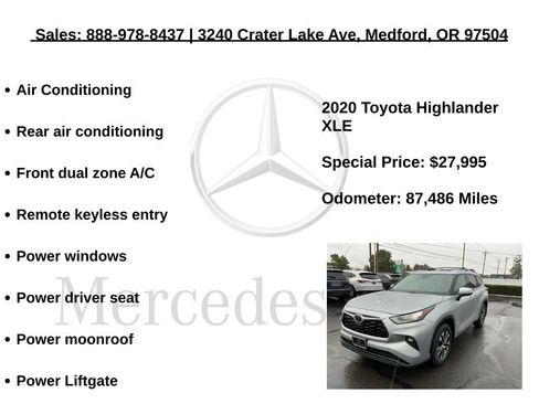 Used 2020 Toyota Highlander XLE AWD/4WD image 6