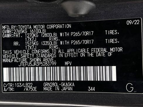 Used 2023 Toyota 4Runner SR5 Premium w/ Moonroof Package RWD image 23