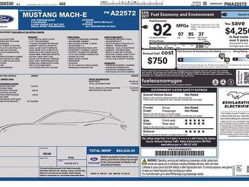 Used 2023 Ford Mustang Mach-E Premium w/ Mustang Nite Pony Package AWD/4WD image 23