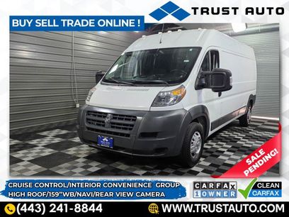 Used 2018 RAM ProMaster 2500 w/ Interior Convenience Group