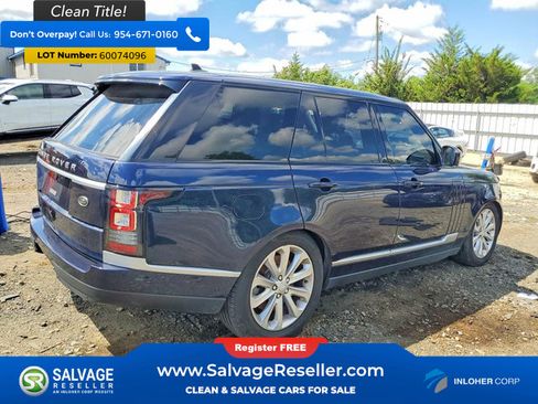 Used 2016 Land Rover Range Rover HSE AWD/4WD image 4