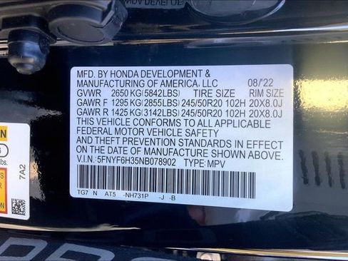 Used 2022 Honda Pilot Sport image 33