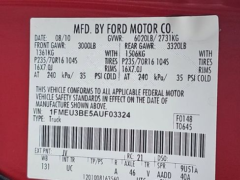 Used 2010 Ford Explorer Sport Trac XLT RWD image 32