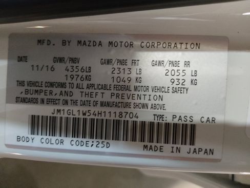 Used 2017 MAZDA MAZDA6 Grand Touring FWD image 33