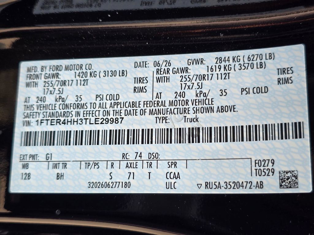 New 2026 Ford Ranger XLT AWD/4WD image 34